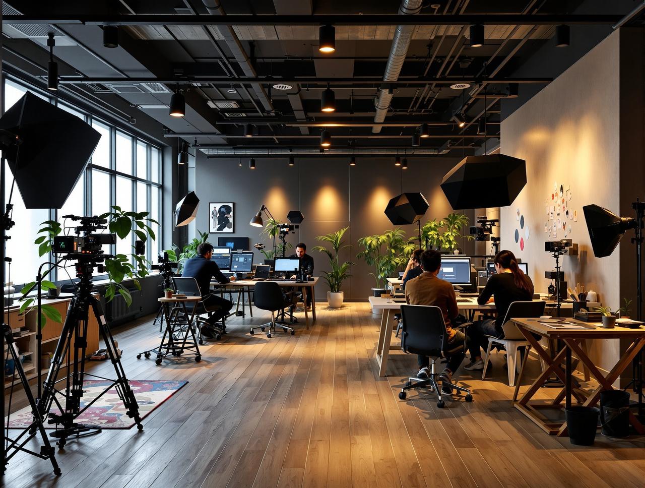 天堂影院传媒公司办公环境